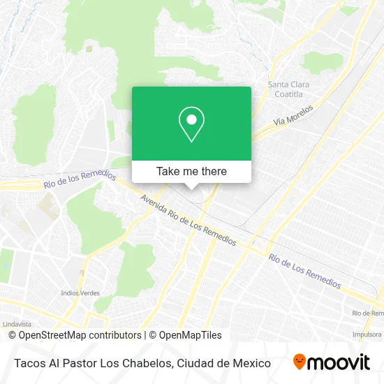 Tacos Al Pastor Los Chabelos map
