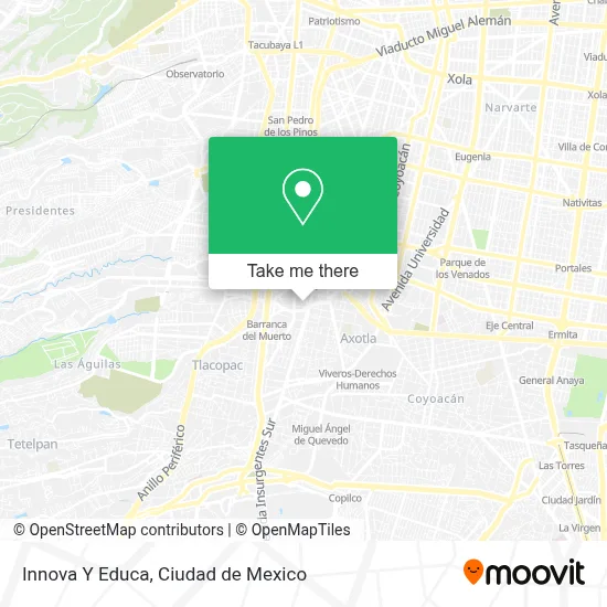 Innova Y Educa map