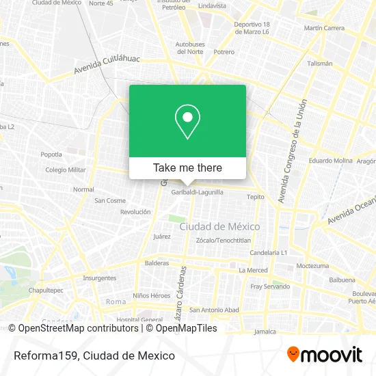 Reforma159 map
