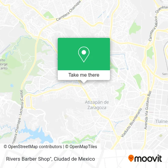 Rivers Barber Shop" map