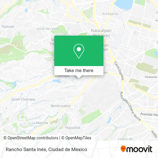 Rancho Santa Inés map