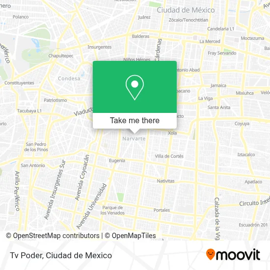 Tv Poder map
