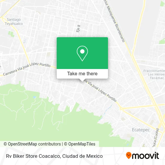 Rv Biker Store Coacalco map