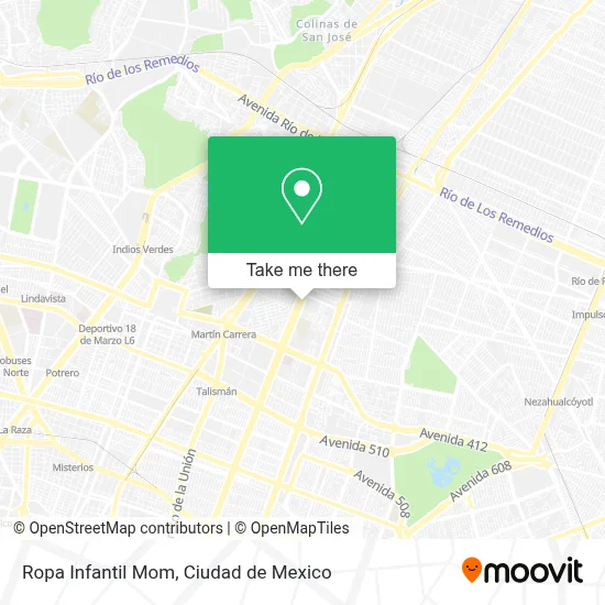 Ropa Infantil Mom map