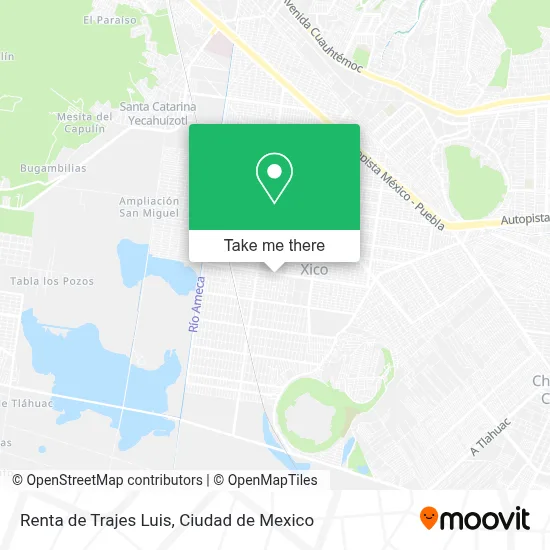 Renta de Trajes Luis map