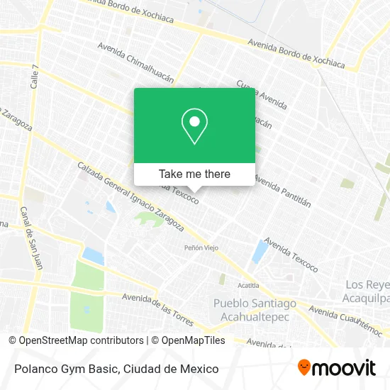 Polanco Gym Basic map