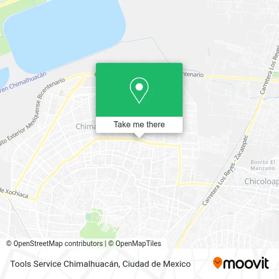 Tools Service Chimalhuacán map
