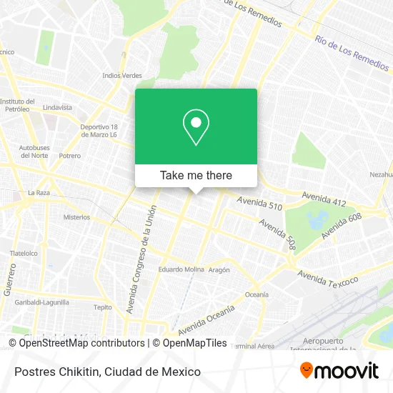 Postres Chikitin map
