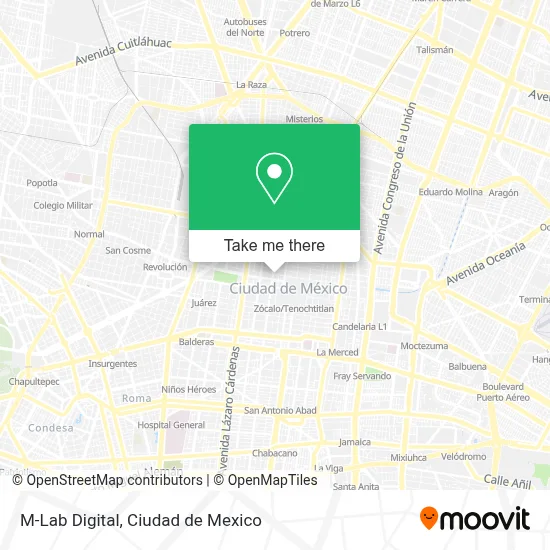 M-Lab Digital map