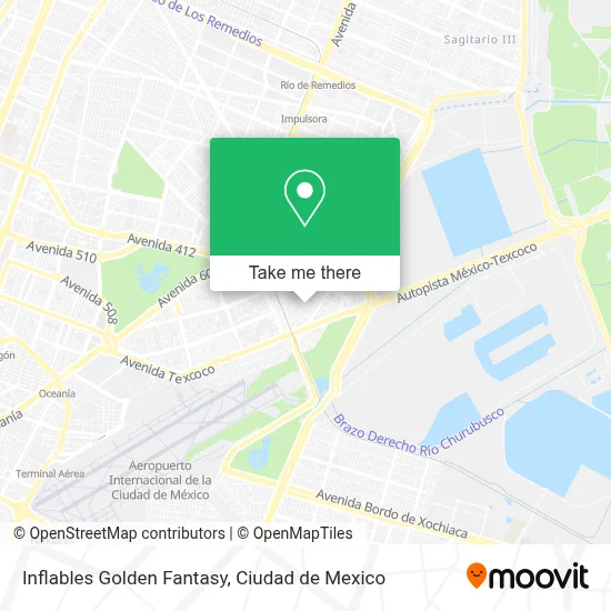 Inflables Golden Fantasy map
