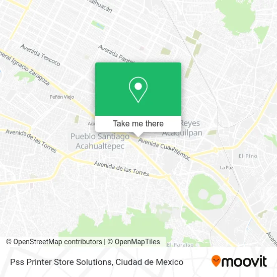 Pss Printer Store Solutions map