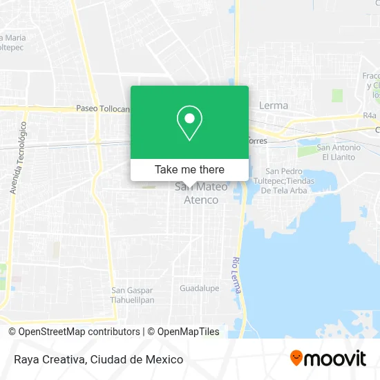 Raya Creativa map