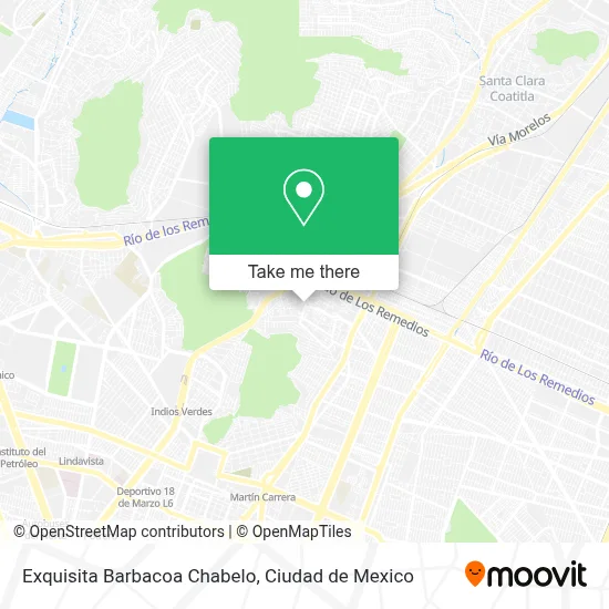 Exquisita Barbacoa Chabelo map
