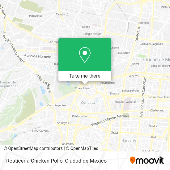 Rosticeria Chicken Pollo map