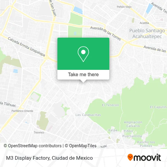 M3 Display Factory map