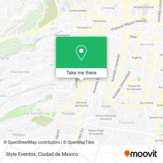 Style Eventos map