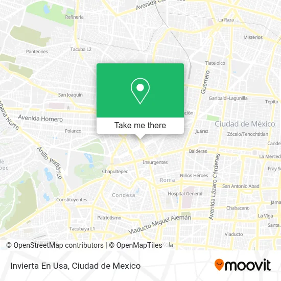 Invierta En Usa map