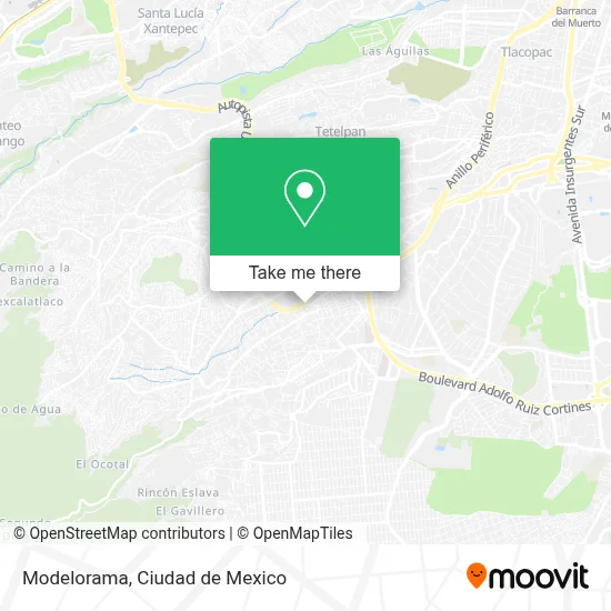 Modelorama map