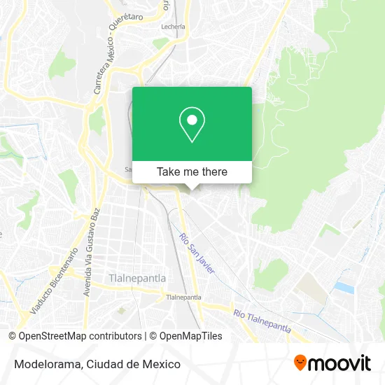 Modelorama map