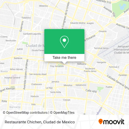 Restaurante Chichen map