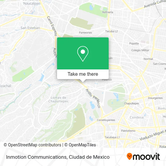Inmotion Communications map