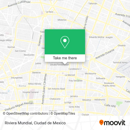 Riviera Mundial map