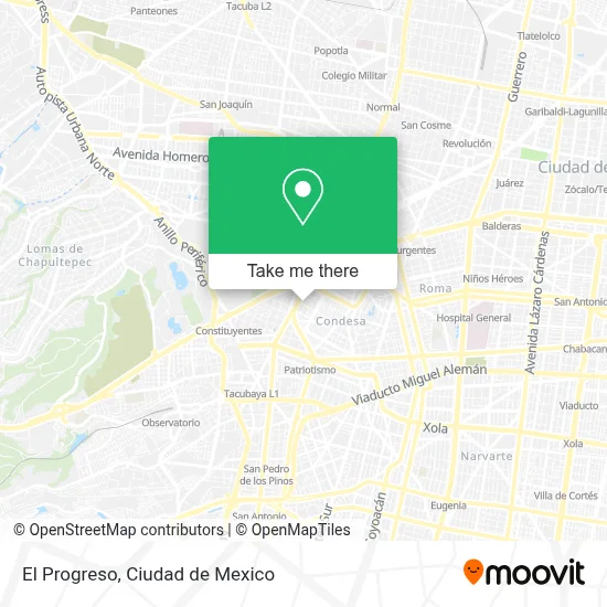 El Progreso map