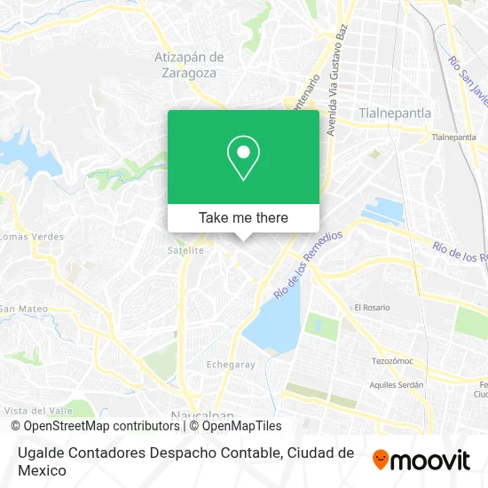 Ugalde Contadores Despacho Contable map