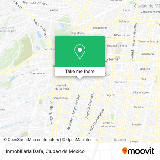 Inmobiliaria Dafa map