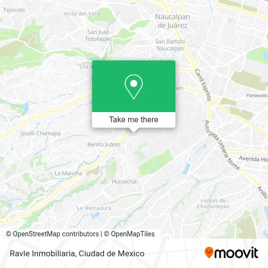 Ravle Inmobiliaria map