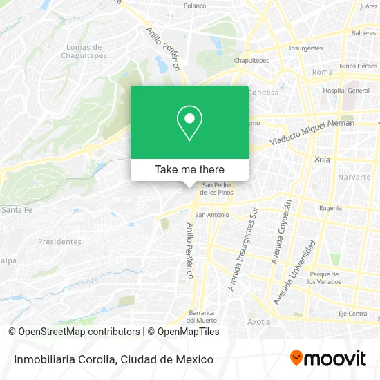 Inmobiliaria Corolla map