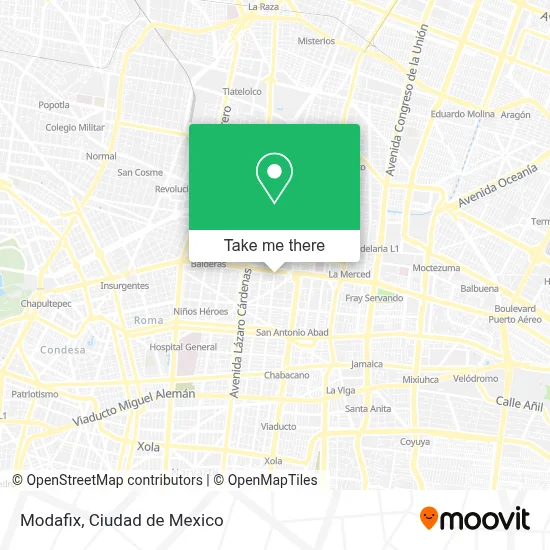 Modafix map