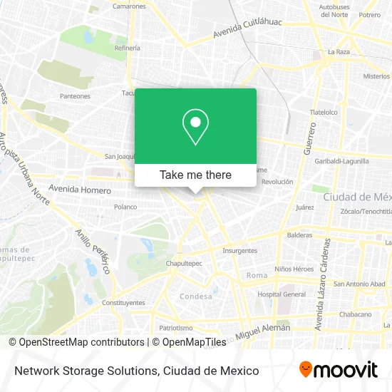 Network Storage Solutions map