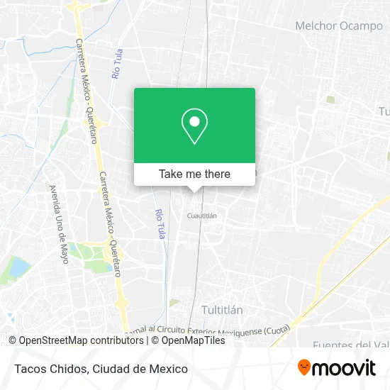 Tacos Chidos map