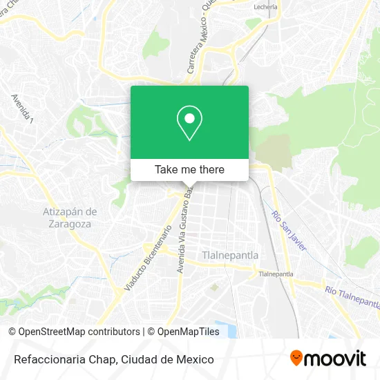Refaccionaria Chap map