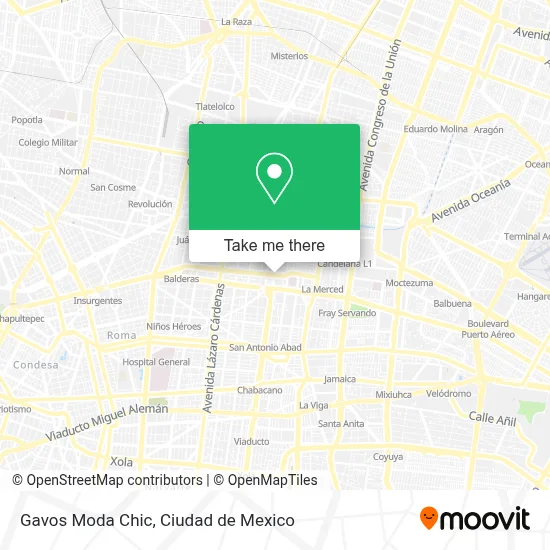 Gavos Moda Chic map