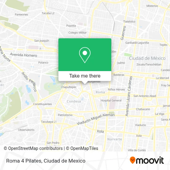 Roma 4 Pilates map