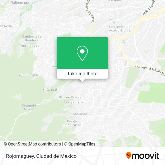 Rojomaguey map