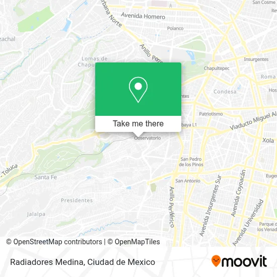 Radiadores Medina map