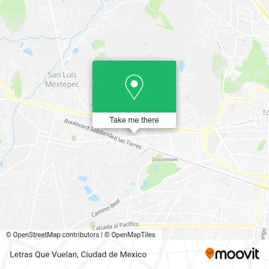 Letras Que Vuelan map