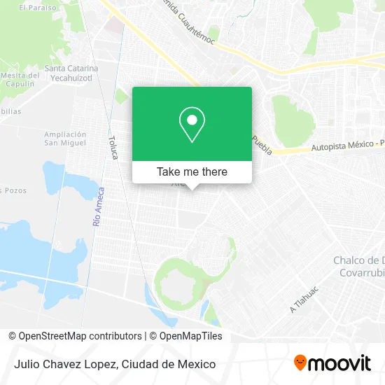 Julio Chavez Lopez map