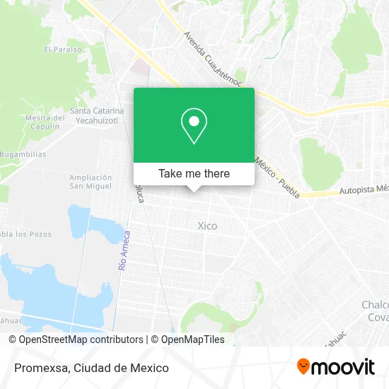 Promexsa map