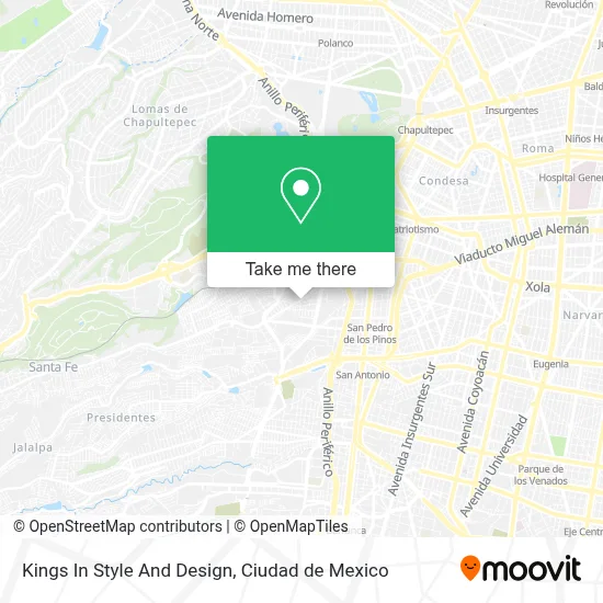 Kings In Style And Design map