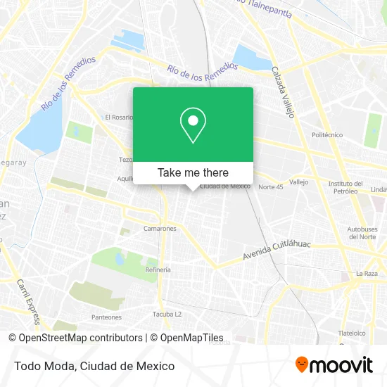 Todo Moda map