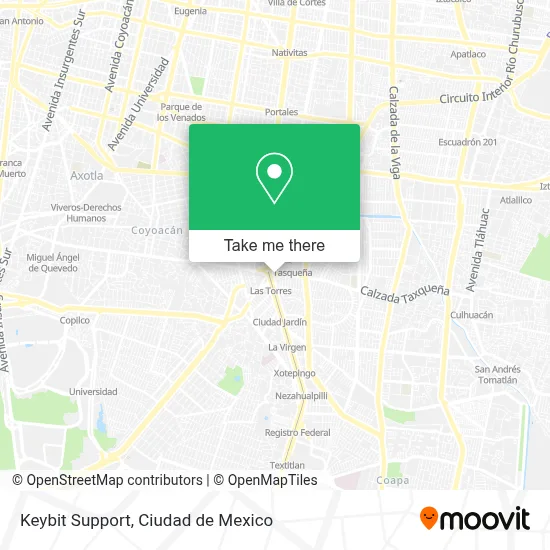 Keybit Support map