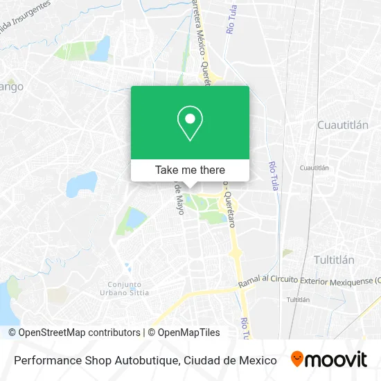 Performance Shop Autobutique map