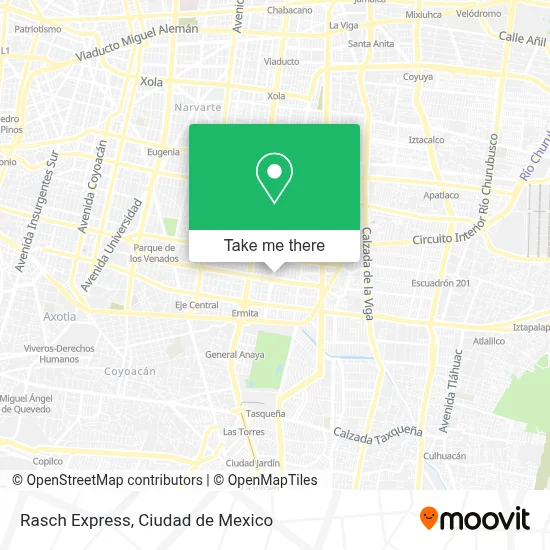 Rasch Express map