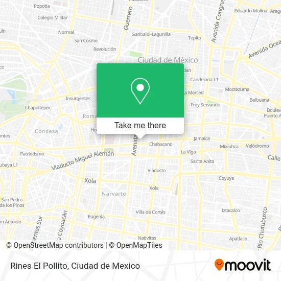 Rines El Pollito map