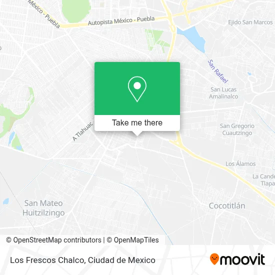 Los Frescos Chalco map