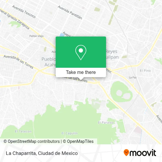 La Chaparrita map